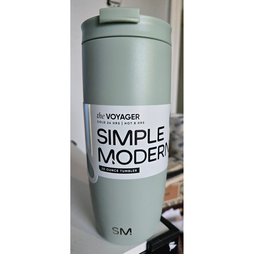 Simple Modern Voyager 20oz Tumbler Sage Green Stainless Steel VYM-20-SGS-T-M